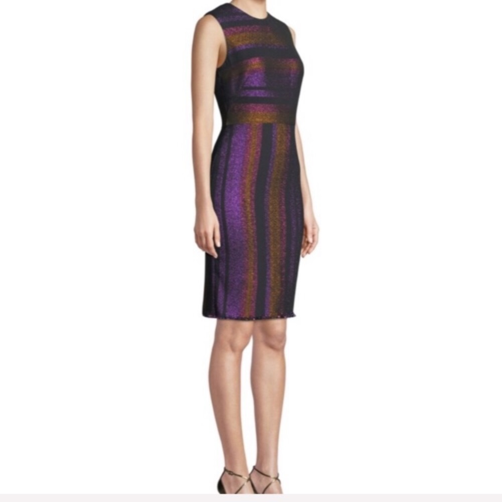 Diane von Furstenberg DVF Metallic Sheath-New